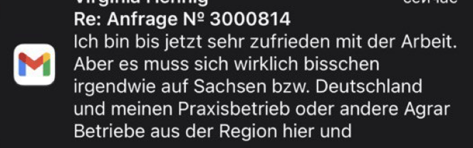 Rückmeldungen von unseren Kunden: - 10